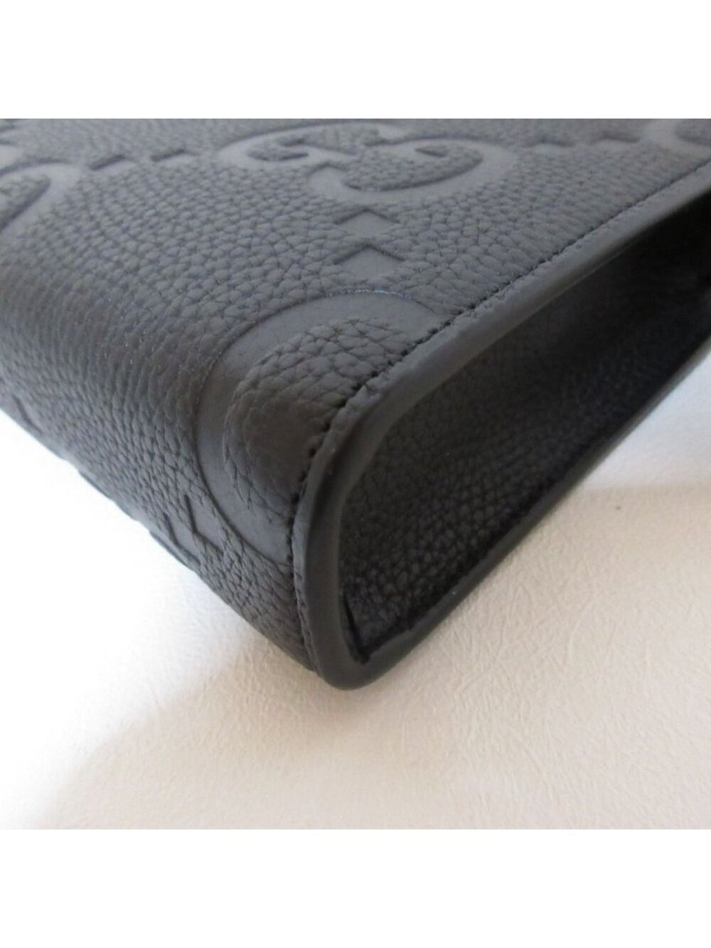Gucci Jumbo GG Mini Shoulder Bag Black - Picture 9 of 15